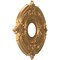 Ekena Millwork Attica PVC Ceiling Medallion (Fits Canopies up to 5"), Bright Coat Gold, 13"OD x 3 1/2"ID x 3/4"P CMP13ATBGL - alternate 3